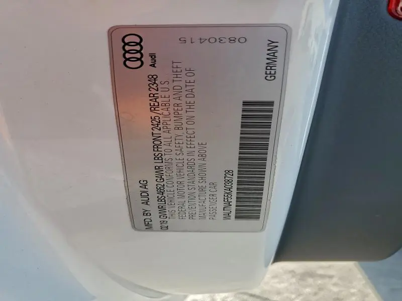 2019 AUDI A5 PREMIUM PLUS  