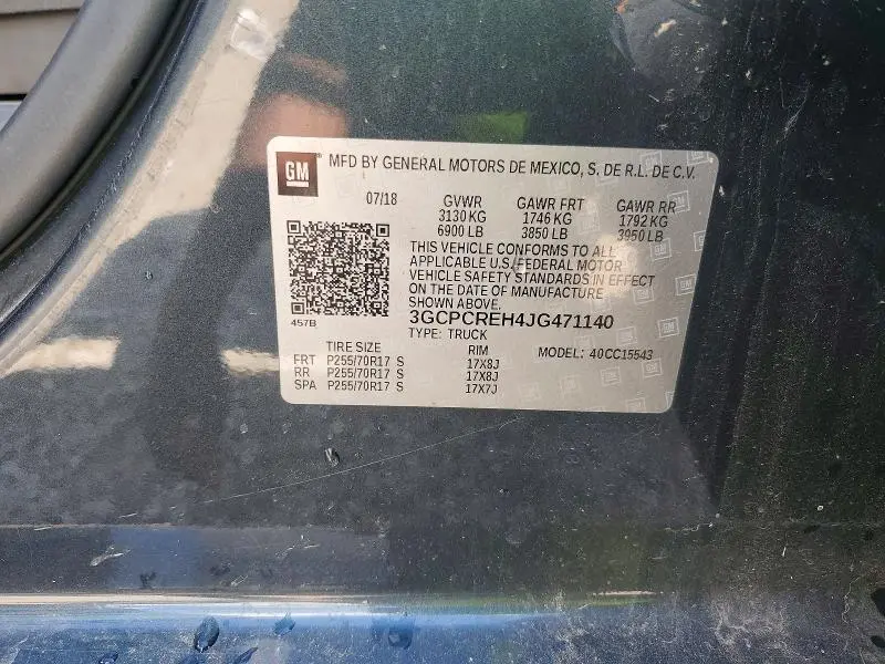 2018 CHEVROLET SILVERADO C1500 LT  