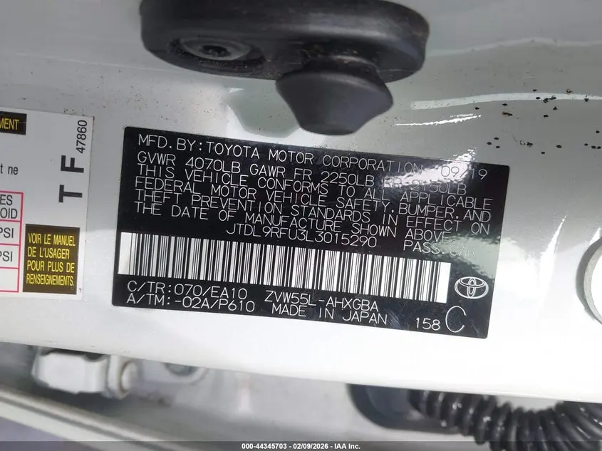 2020 TOYOTA PRIUS XLE AWD-E