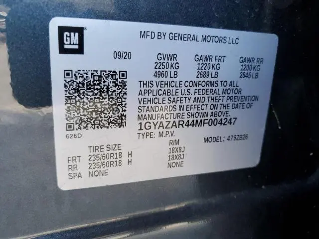 2021 CADILLAC XT4 LUXURY