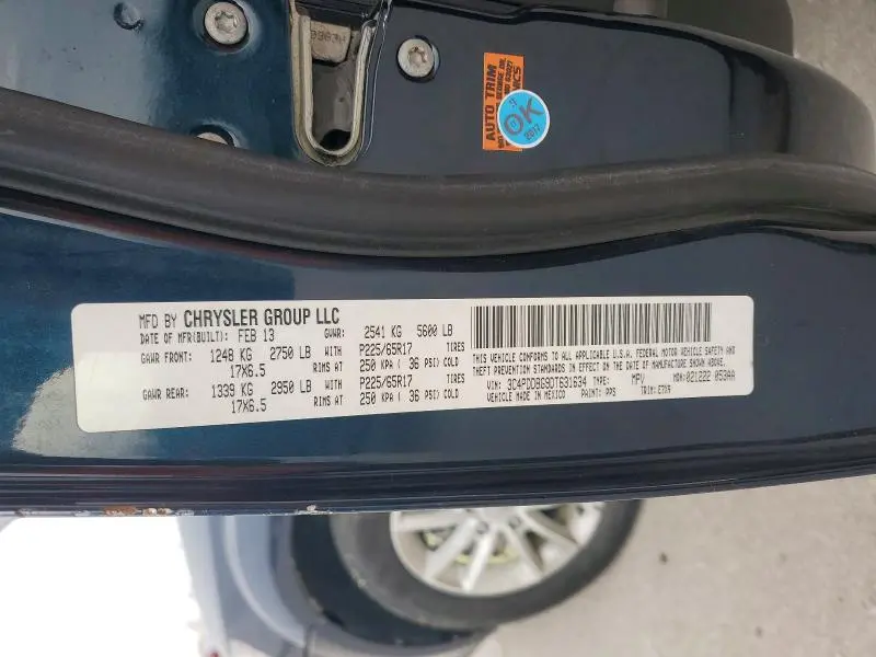 2013 DODGE JOURNEY SXT  