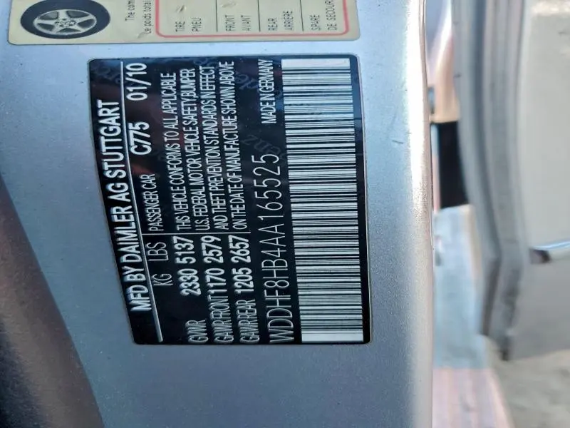 2010 MERCEDES-BENZ E 350 4MATIC  