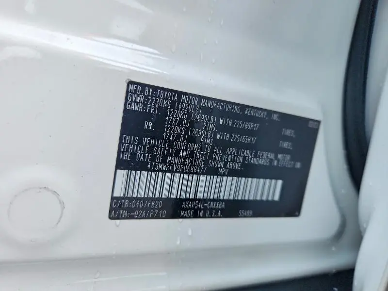 2023 TOYOTA RAV4 LE  