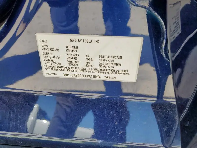 2023 TESLA MODEL Y   