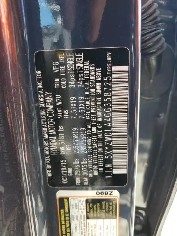 2016 HYUNDAI SANTA FE SPORT   