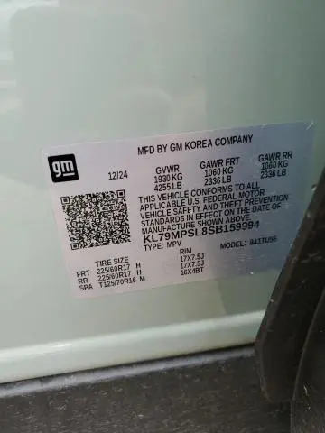 2025 CHEVROLET TRAILBLAZER LT  