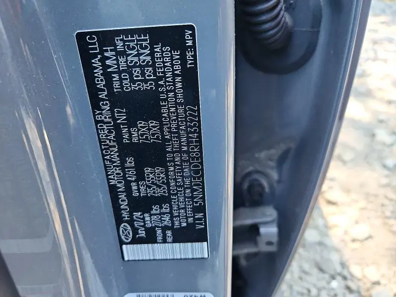 2024 HYUNDAI TUCSON LIMITED  