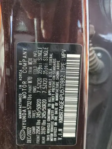 2023 HYUNDAI PALISADE CALLIGRAPHY  