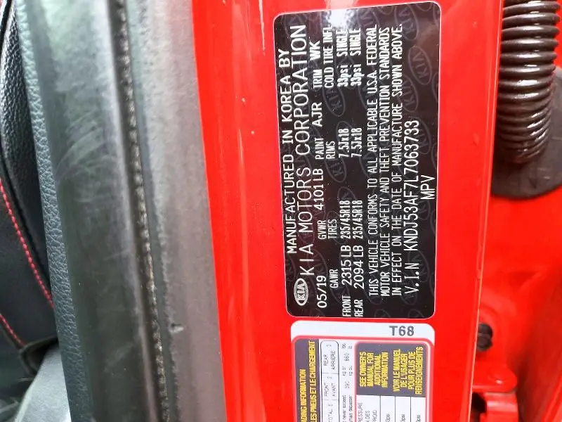 2020 KIA SOUL GT-LINE  