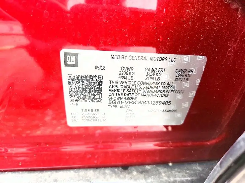 2018 BUICK ENCLAVE PREMIUM  