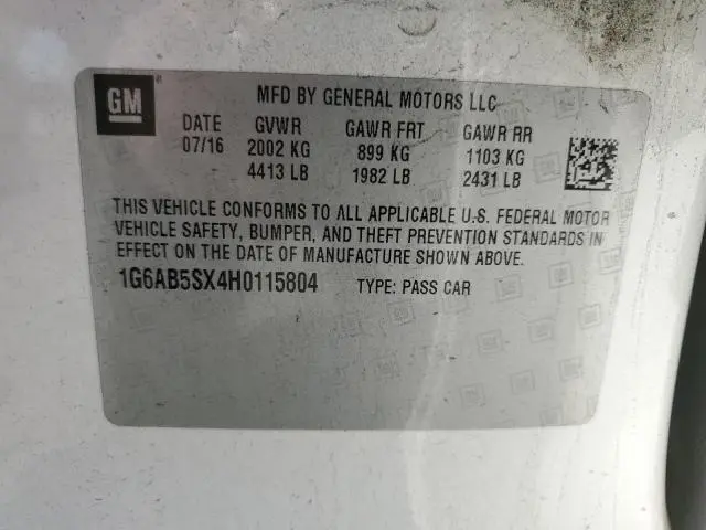 2017 CADILLAC ATS LUXURY  