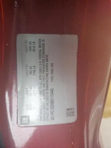 2011 CHEVROLET CAMARO LT  