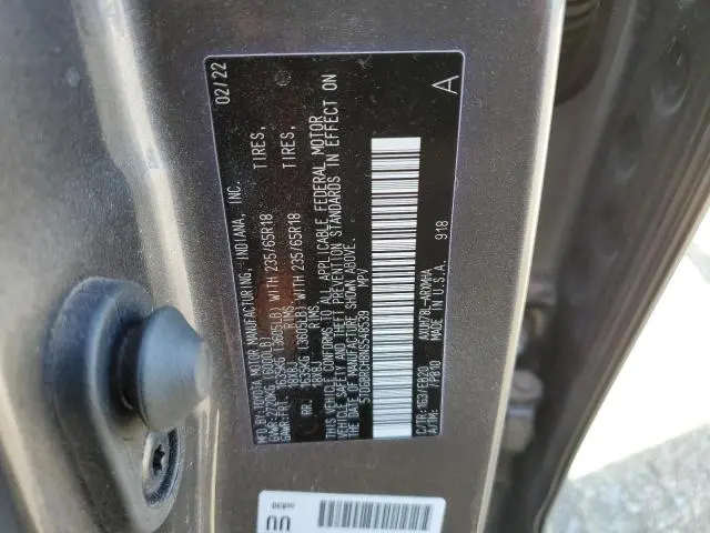 2022 TOYOTA HIGHLANDER HYBRID XLE  