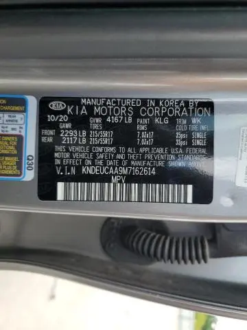 2021 KIA SELTOS S  
