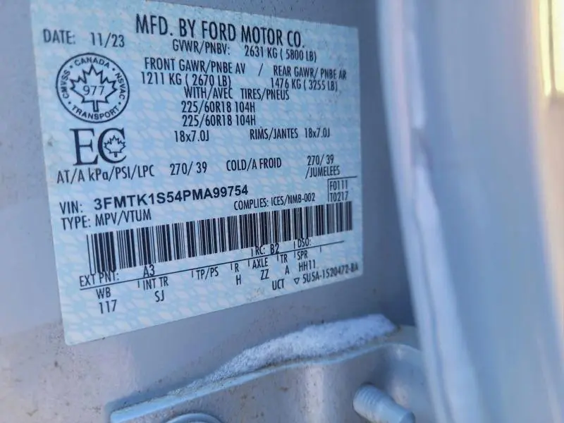 2023 FORD MUSTANG MACH-E SELECT  