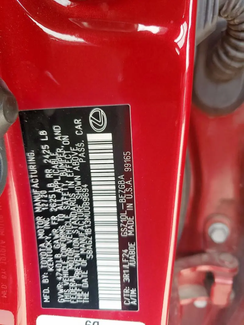 2021 LEXUS ES 350 BASE