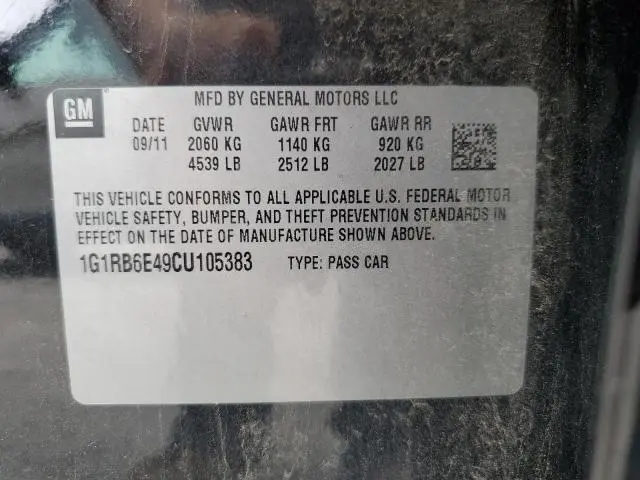 2012 CHEVROLET VOLT   
