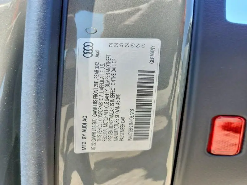 2022 AUDI A6 ALLROAD PREMIUM PLUS  