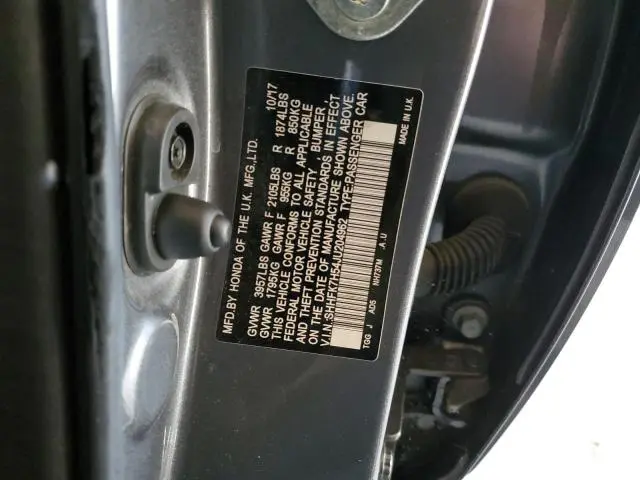 2018 HONDA CIVIC EX  