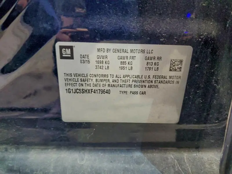 2015 CHEVROLET SONIC LT  