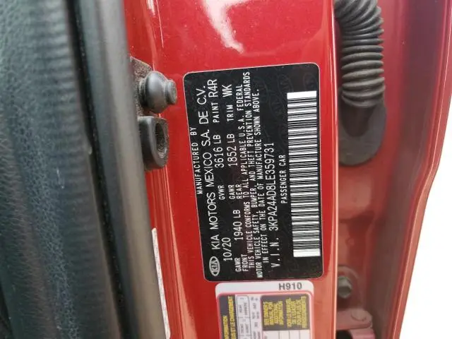 2020 KIA RIO LX