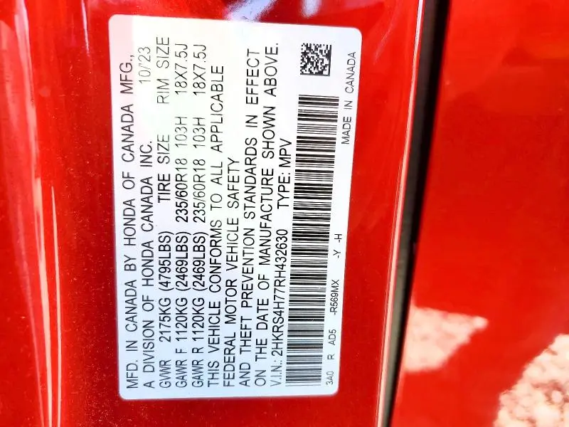 2024 HONDA CR-V EXL  