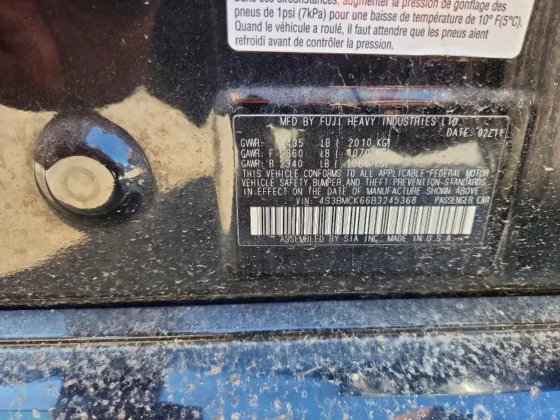2011 SUBARU LEGACY 2.5I LIMITED  