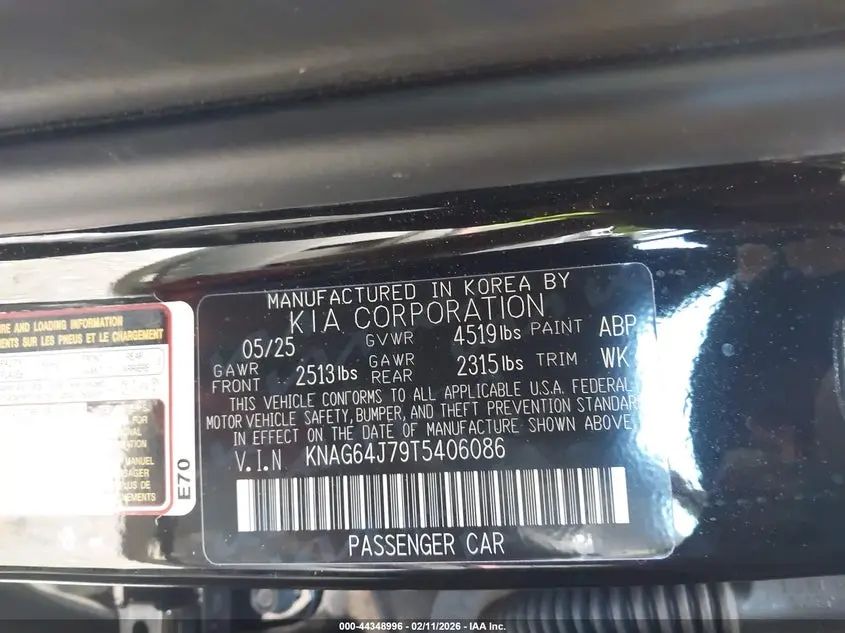 2026 KIA K5 GT-LINE AWD