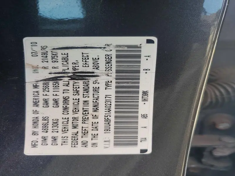 2010 ACURA TL   