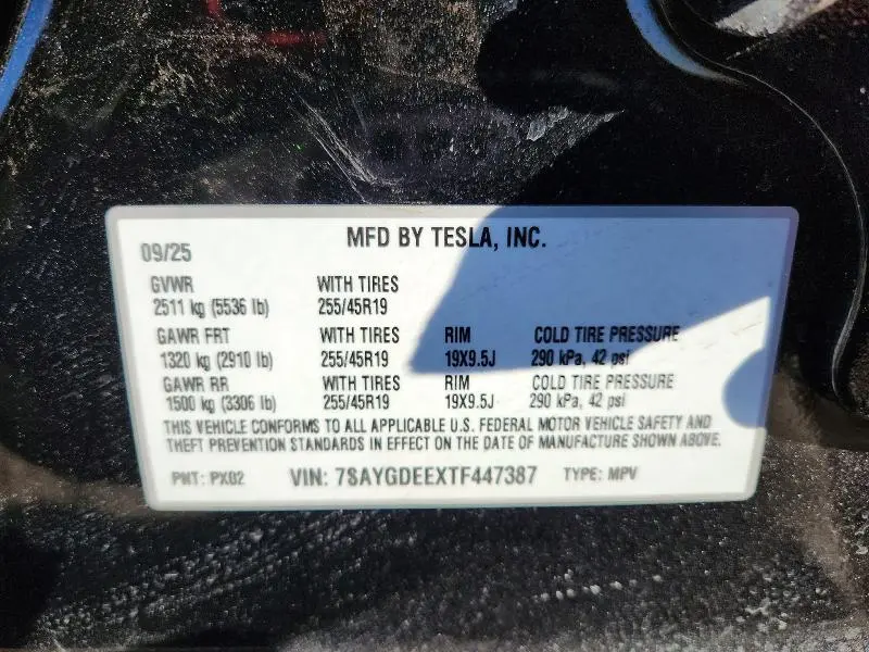 2026 TESLA MODEL Y   