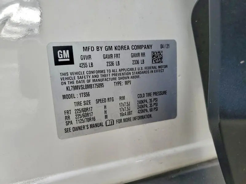 2021 CHEVROLET TRAILBLAZER ACTIV  