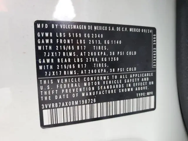 2024 VOLKSWAGEN TIGUAN S