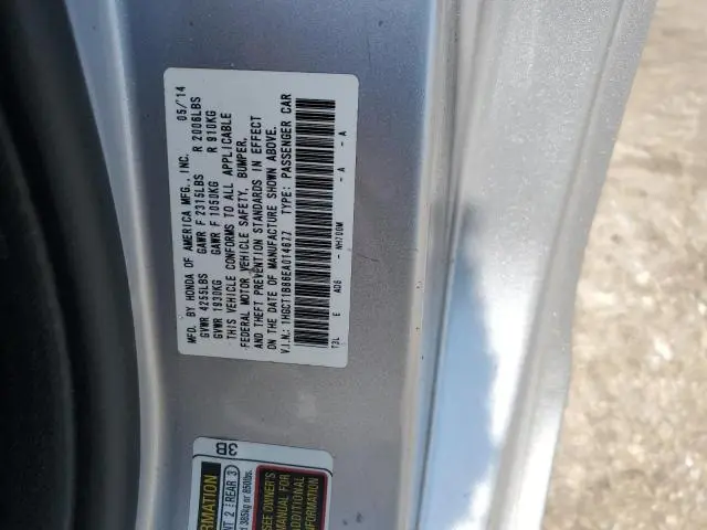 2014 HONDA ACCORD EXL  