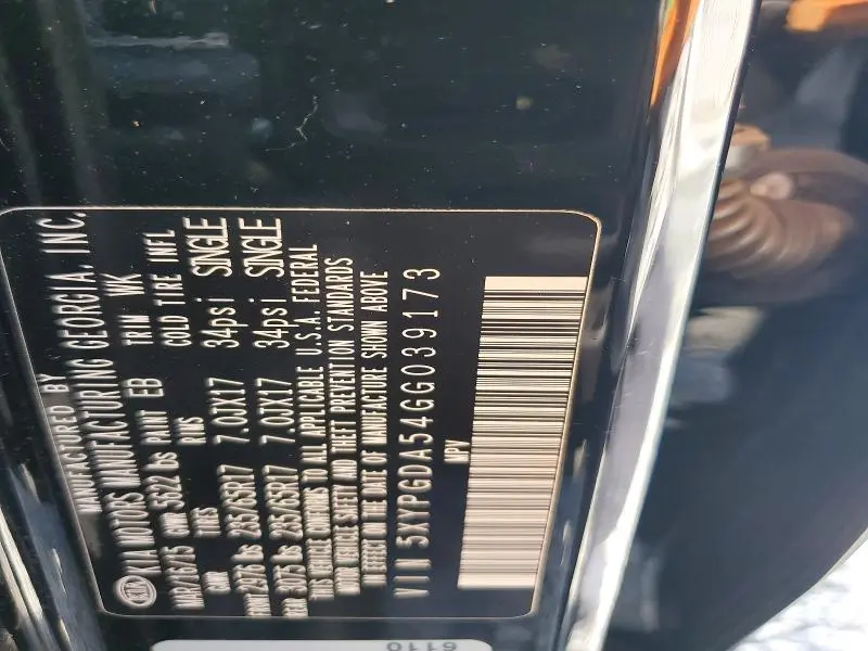 2016 KIA SORENTO LX V6  