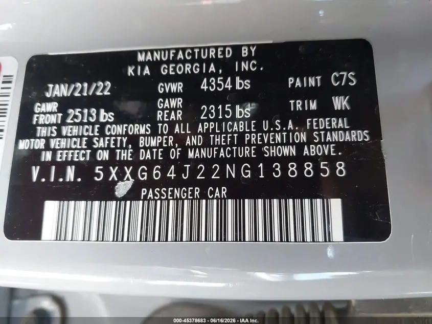 2022 KIA K5 GT-LINE