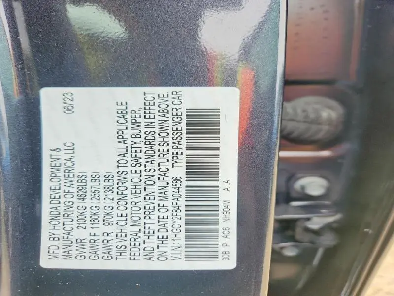 2023 HONDA ACCORD TOURING HYBRID  