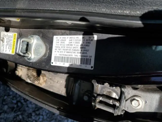 2010 HONDA ACCORD LXP  