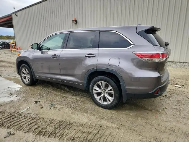 2016 TOYOTA HIGHLANDER LE  