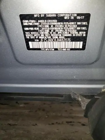 2018 SUBARU FORESTER 2.5I  