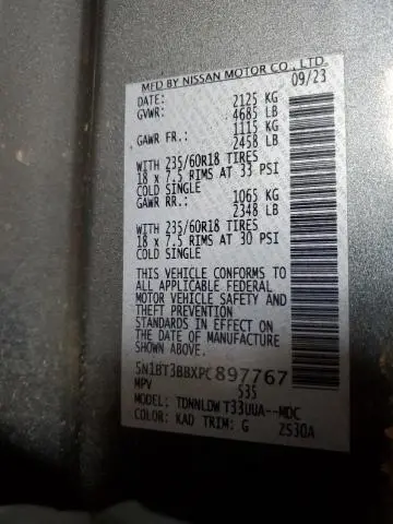 2023 NISSAN ROGUE SV  