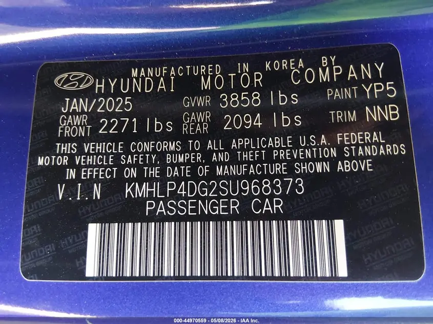 2025 HYUNDAI ELANTRA LIMITED