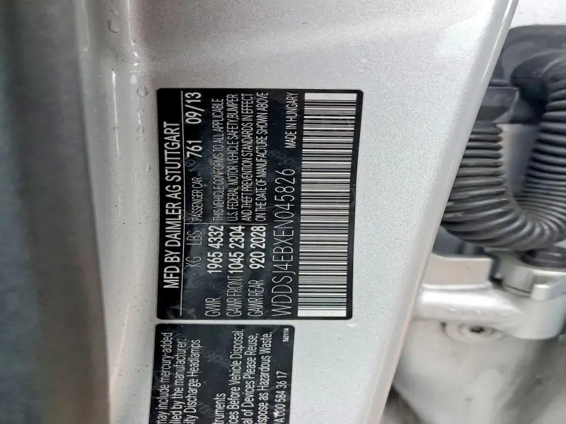 2014 MERCEDES-BENZ CLA 250  