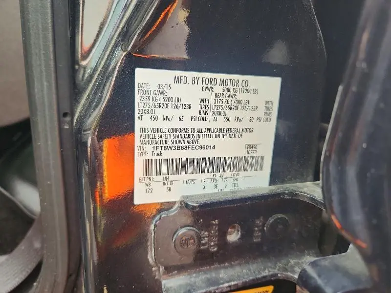 2015 FORD F350 SUPER DUTY  