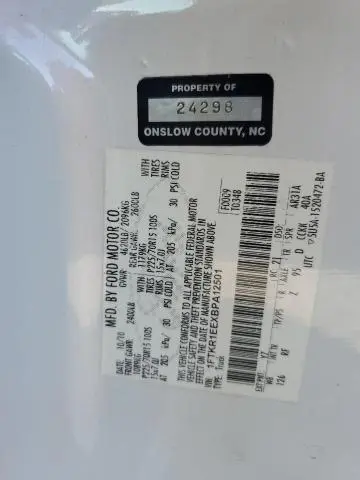 2011 FORD RANGER SUPER CAB  