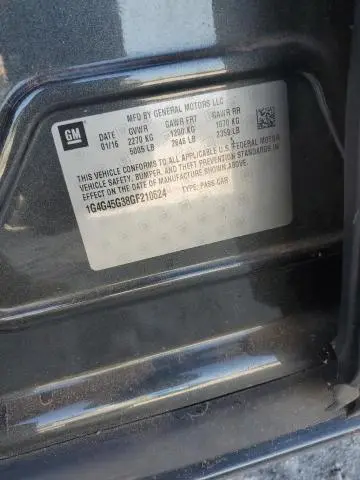 2016 BUICK LACROSSE SPORT TOURING  