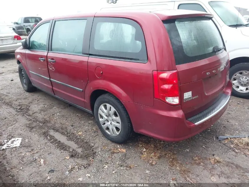 2015 DODGE GRAND CARAVAN AMERICAN VALUE PKG