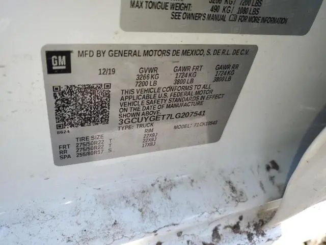 2020 CHEVROLET SILVERADO K1500 LTZ  