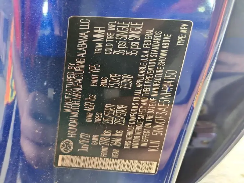 2022 HYUNDAI TUCSON SEL  
