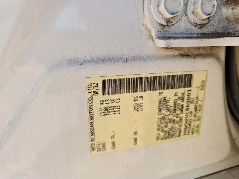 2012 NISSAN MAXIMA 3.5 S  