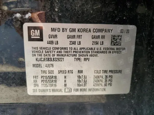 2020 BUICK ENCORE PREFERRED  